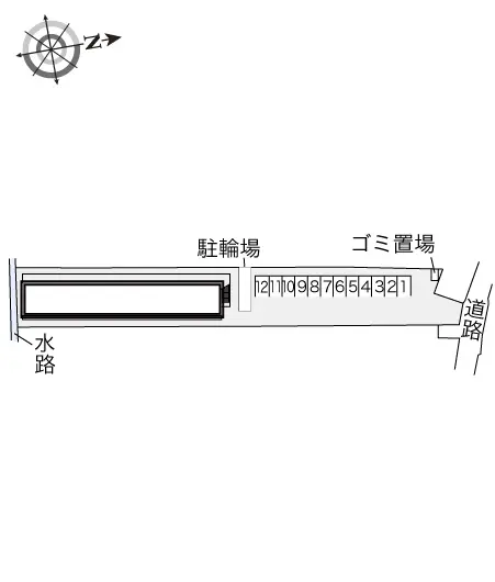 ★手数料０円★八尾市亀井町　月極駐車場（LP）